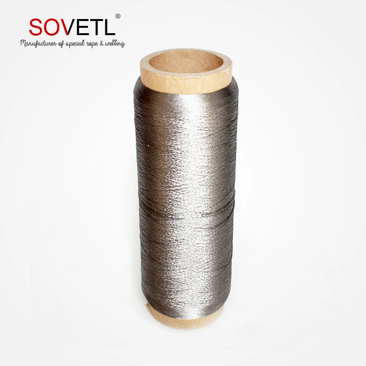  Anti-radiation/anti-bacterial stainless steel yarn metallic fiber thread Underwear