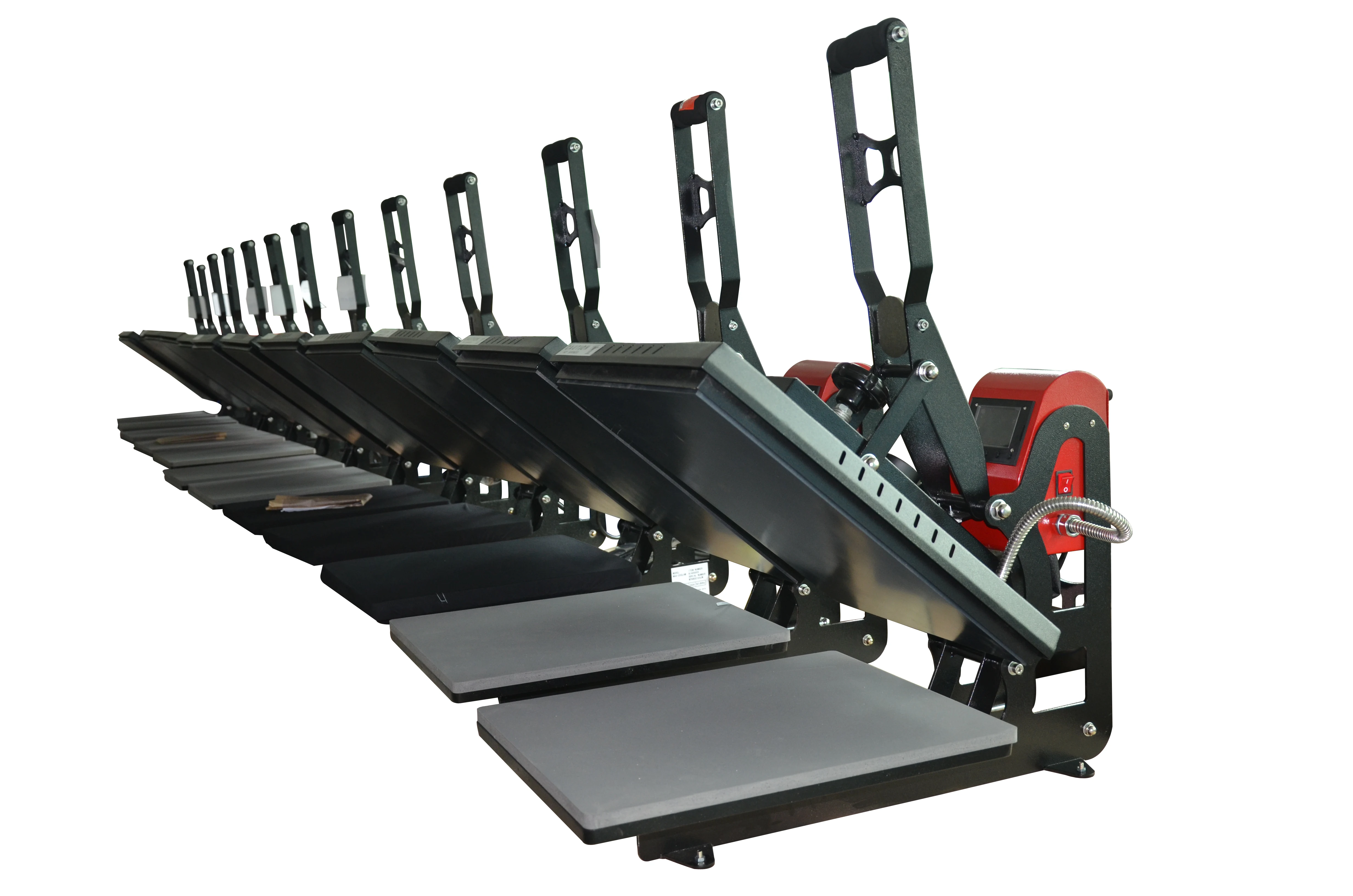 Microtec Factory Price Auto open sublimation heat press machine for t shirt printing