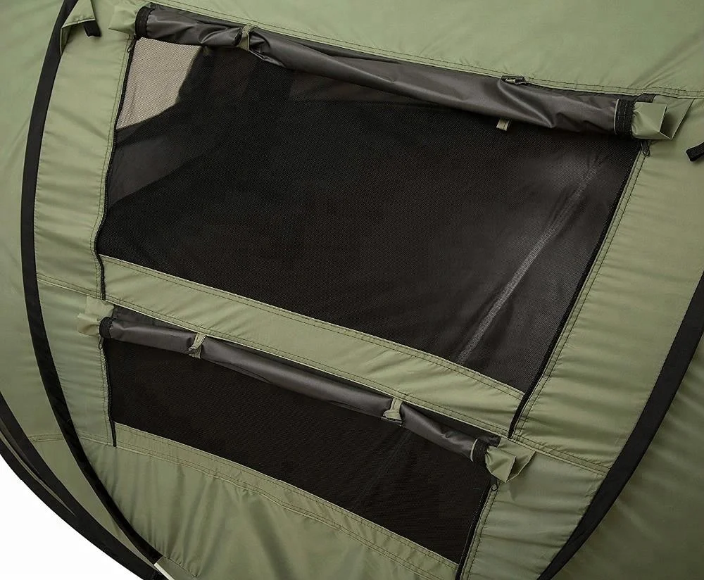 Portable 3-4 Persons Luxury Camp Family Sunshade Pop Up Beach Tent