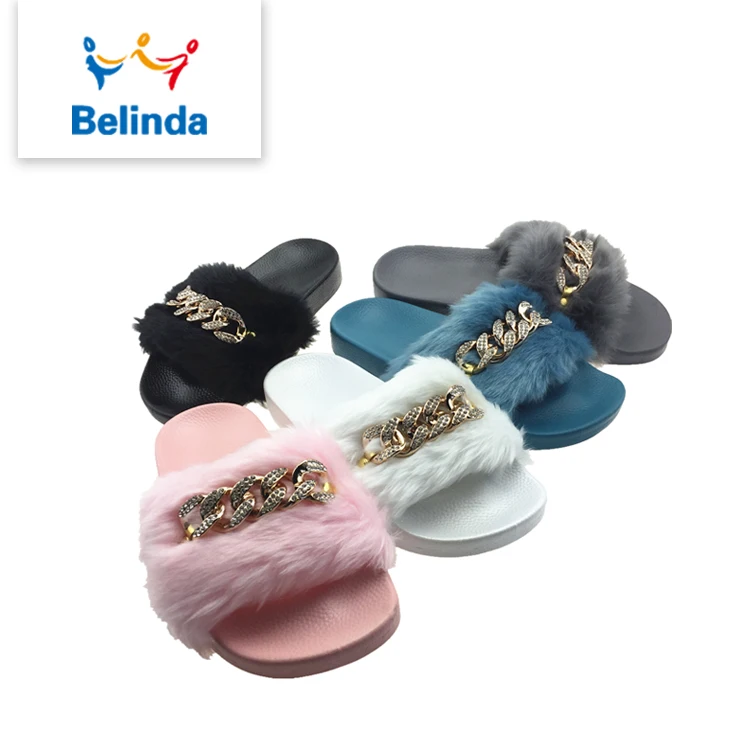 High Quality Shoes Slide Sandals Wholesale Sliders Fur Slippers