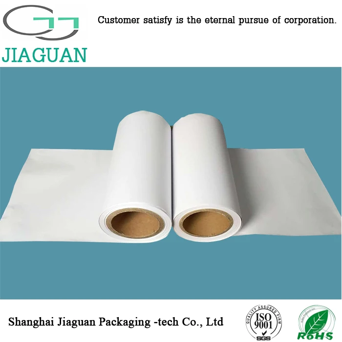
White silicone coated glassine paper in roll White silicone coated glassine paper in roll
