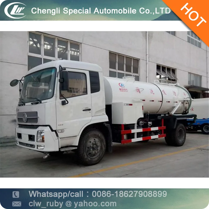 CLW Dongfeng 12000 Litres Suction -type Sewer Scavenger Truck