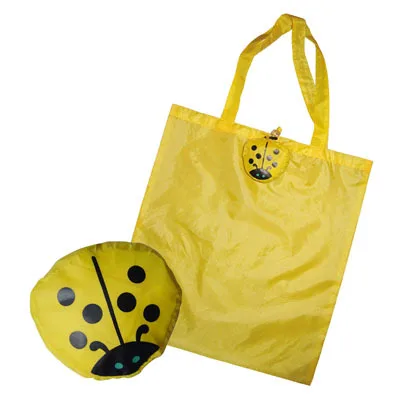 
Portable pocket pouch nylon waterproof shopping folding bag 