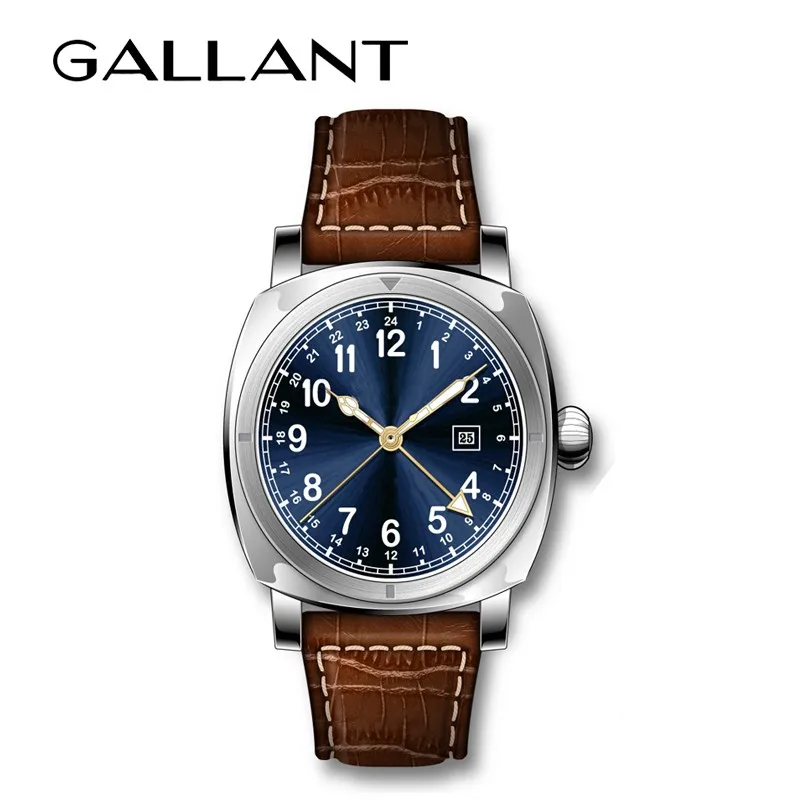 Hot sales Genuine Leather Japan Movement Wristwatch sport wrist watch