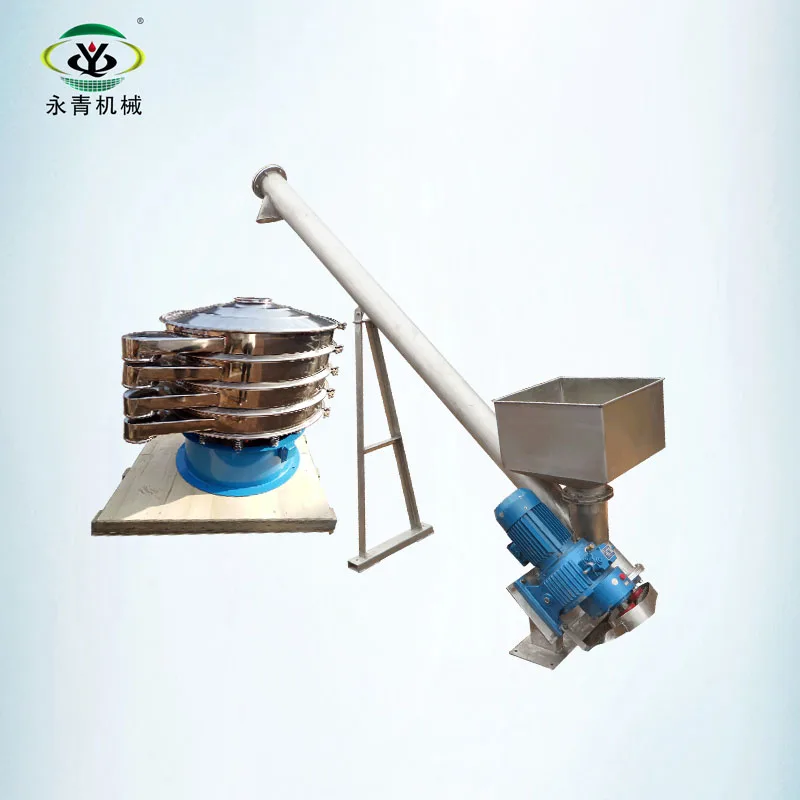 Промышленные Большой порошок кормления наклонный конвейер винтовой