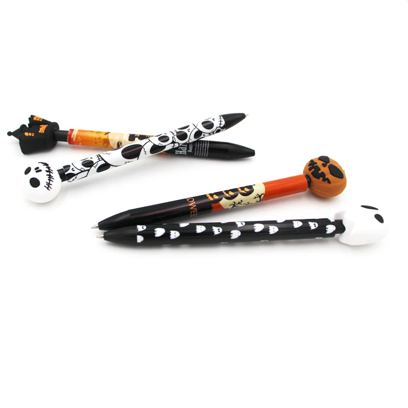 Creative ghost shape Halloween gift pen cute cartoon snowman tree Christmas pen for gifts