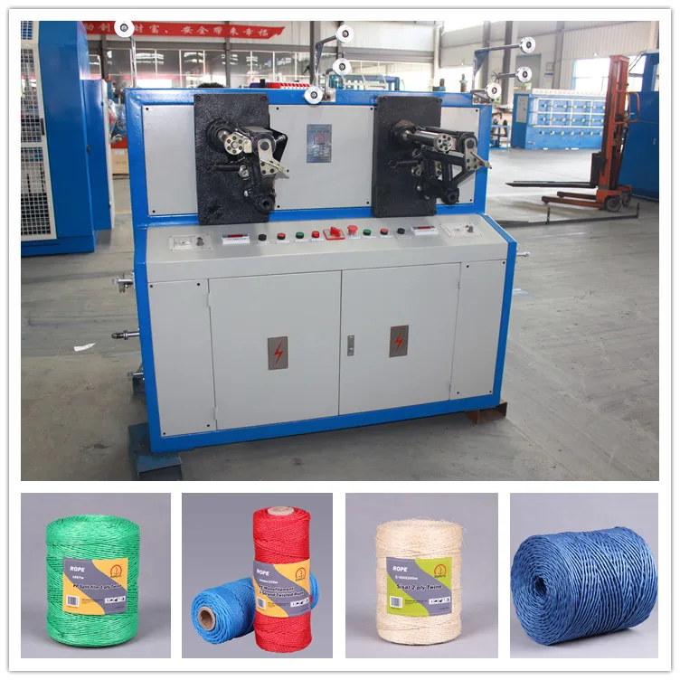 two machine heads spindle twine spool winder