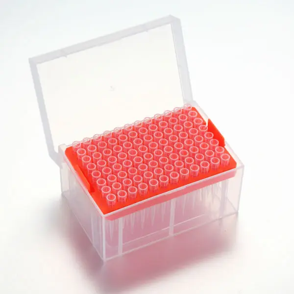Одноразовые наконечники micropipette 300ul 200ul с коробкой для универсальной пипетки