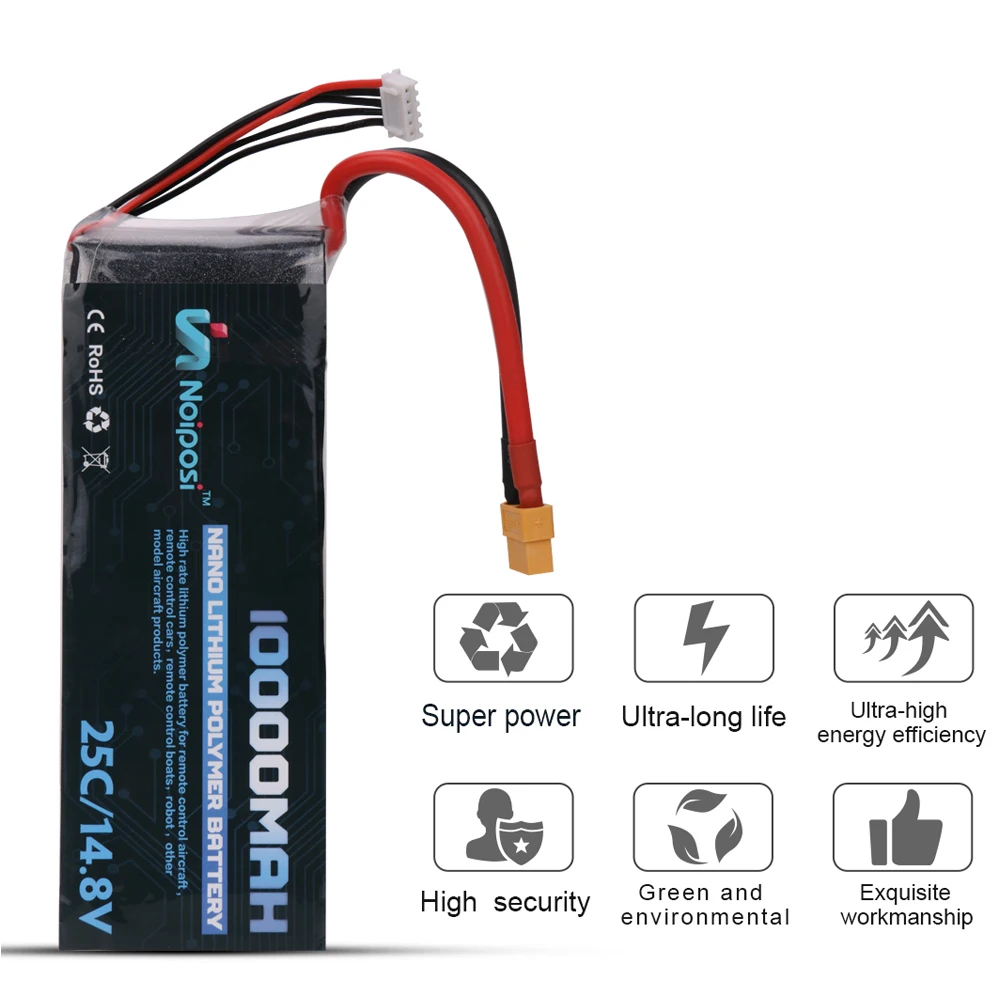 High quality 4s 10000mAh lipo battery