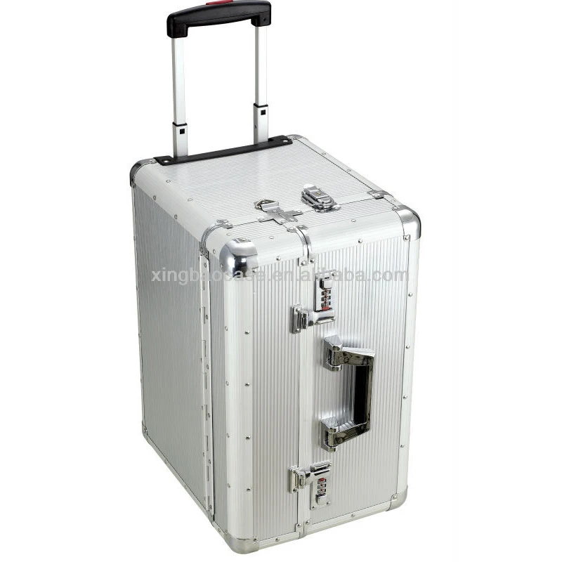 
Luggage Aluminum Trolley Case New Suitcase with Wheels Quality Aluminum Waterproof Draw-bar Box 