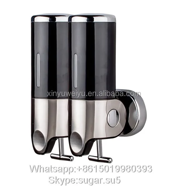 Wall mounted hotel bathroom accessories stainless steel liquid soap dispenser