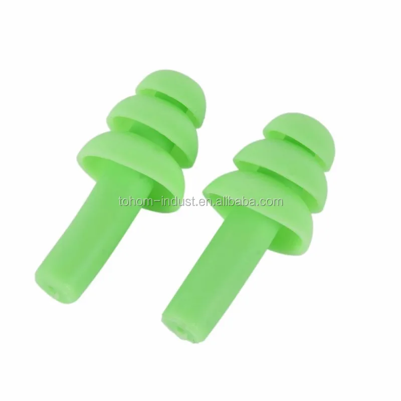 Fashionable wholesale waterproof soft silicone swimming custom earplug