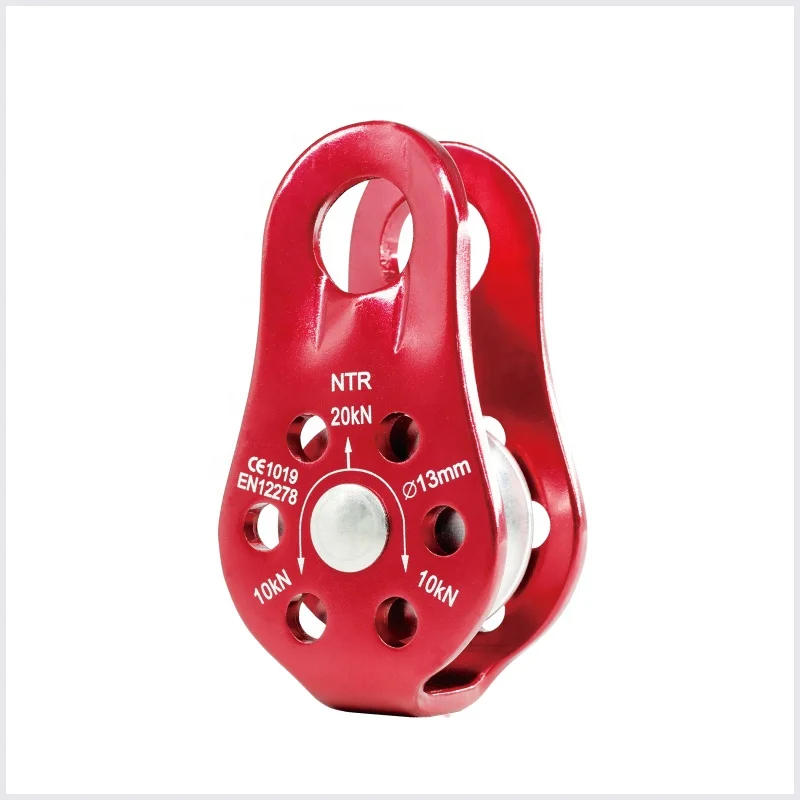 Aluminum fixed side plates single pulley