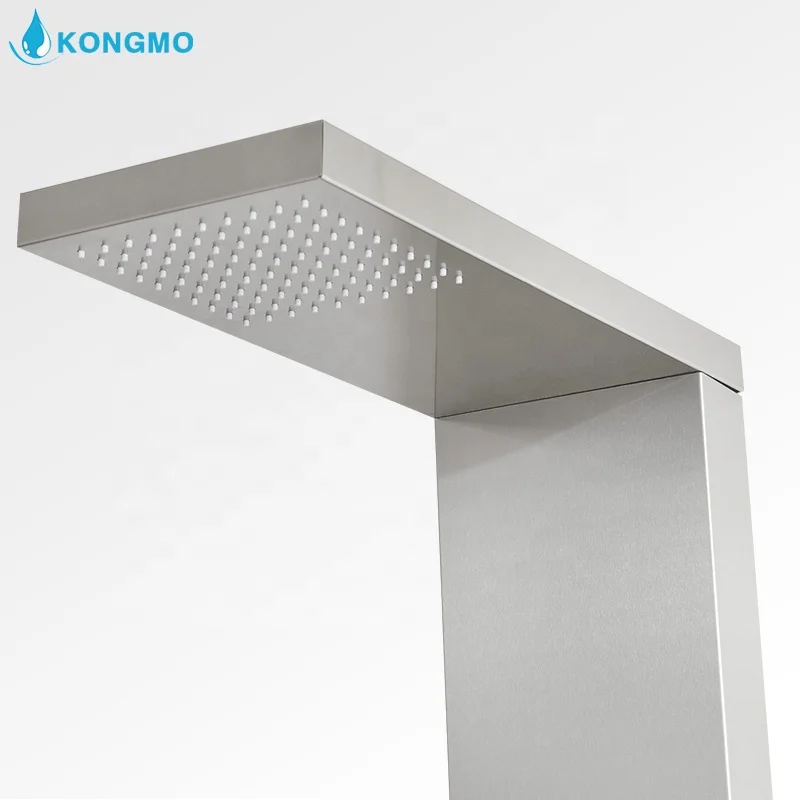  Настенная дождевая душевая панель из нержавеющей стали с режимом водопада