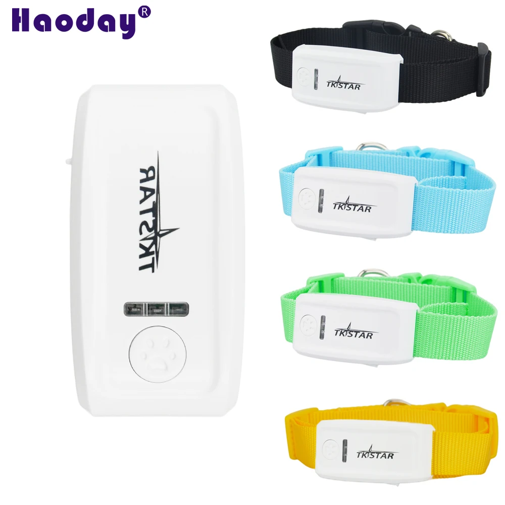 In Stock Realtime Tracking Device TK909 Mini Pet Dog Cat Cow GPS Tracker Waterproof GPS Pet Tracker with Collar No Retail box