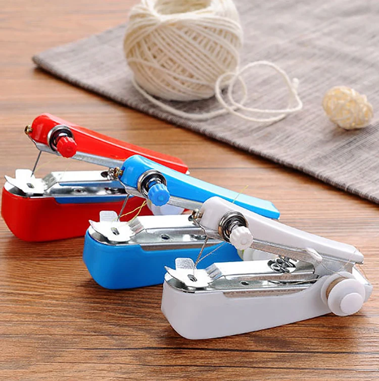 Quick stitch tool cordless battery operated portable bag sewing machine singer for clothes