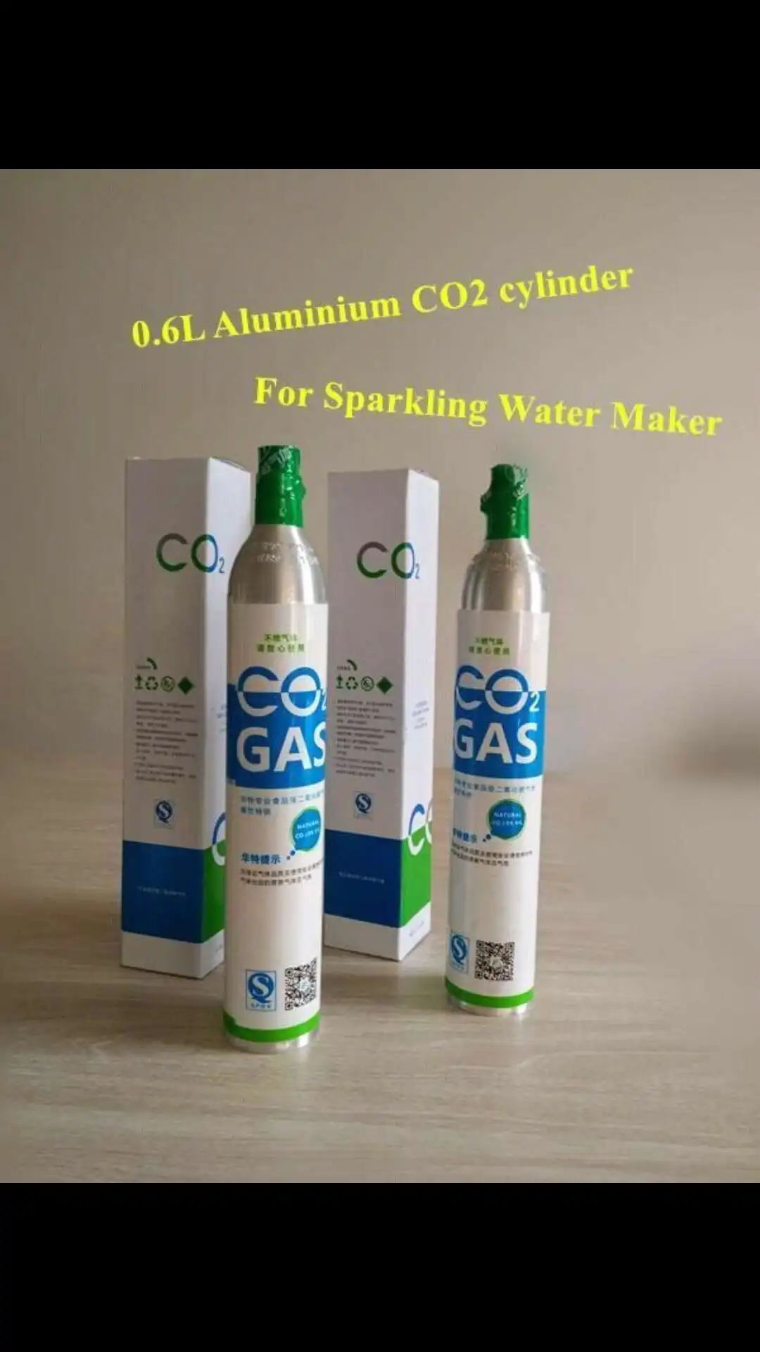0.6L Aluminum CO2 Cylinder