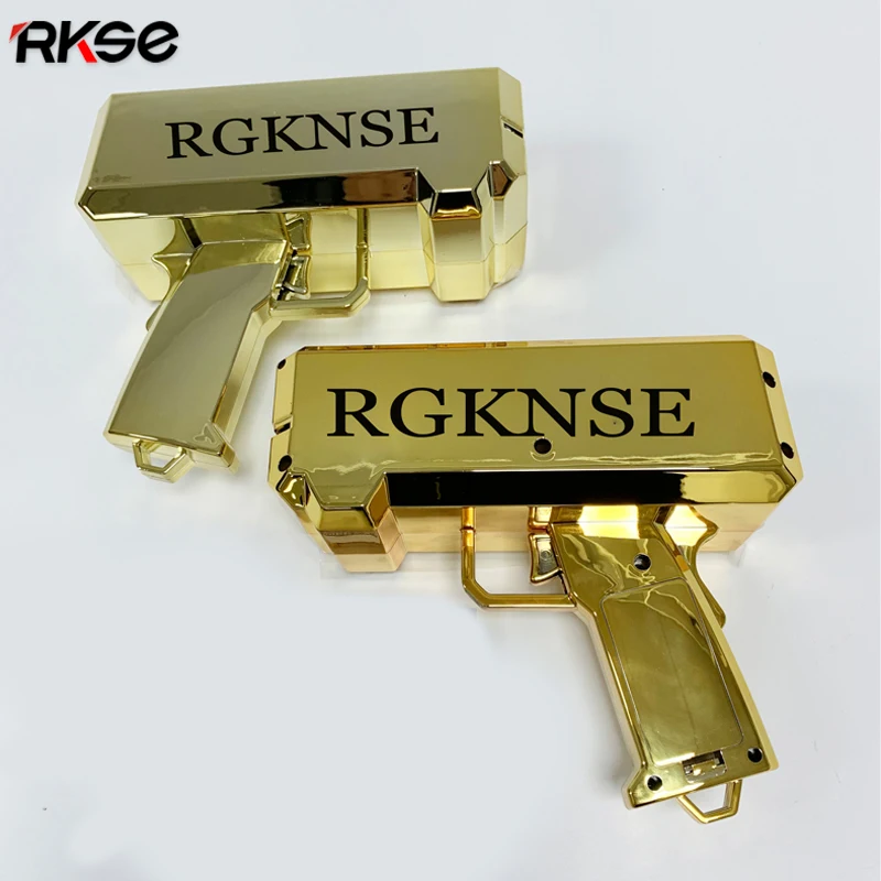 2019 Creative Christmas spray paper money pistol gun toys cash cannon supre money gun for party celebration