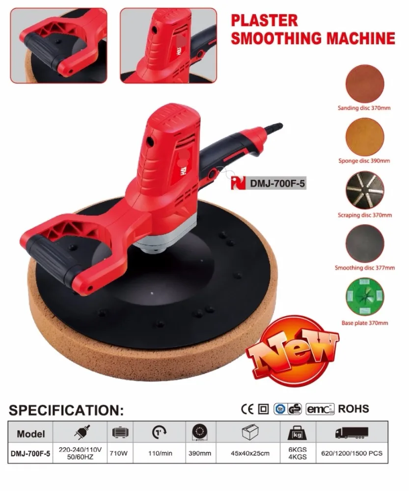 HYVST electric cement sander tools KS-700f-5