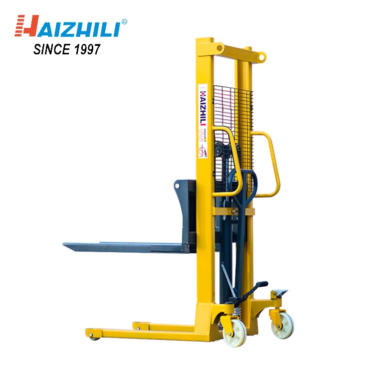HaizhiLi Handling Equipment Hot sale 2 ton hand operated stacker hydraulic lifter stacker