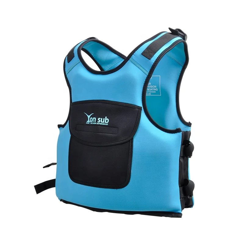 YONSUB Professional Adult Adjustable Neoprene Life Vest Kayaking Boating Swimming Drifting Safety Life Vest