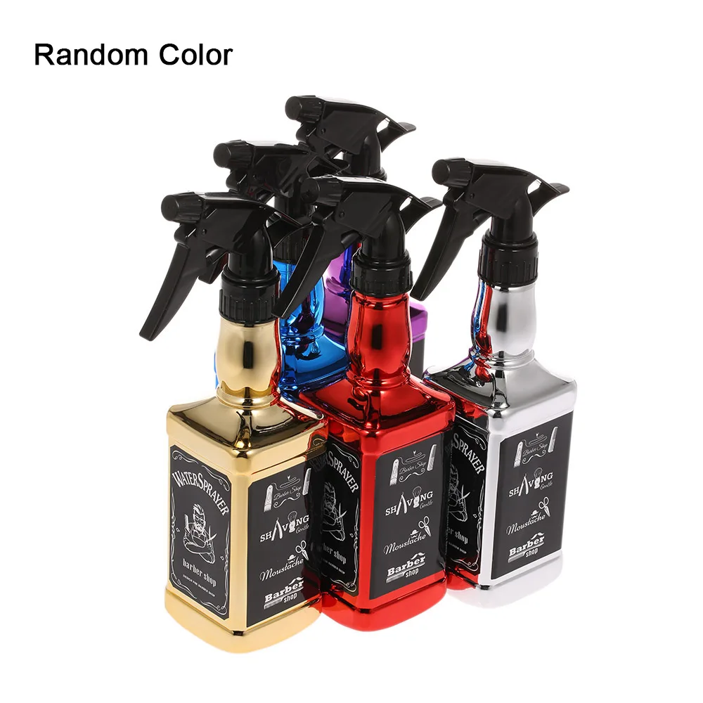 
Hair Spray Bottle 500ml Empty Refillable Sprayer Bottle Salon Barber Water Sprayer Moisture Atomizer Hairdressing Random Color 