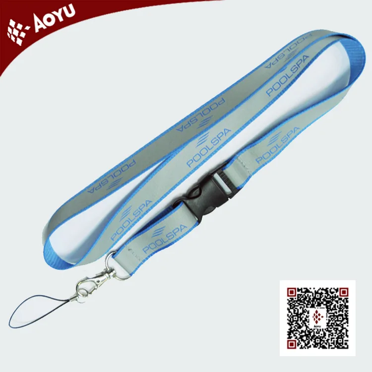 reflective lanyard  with custom design logo