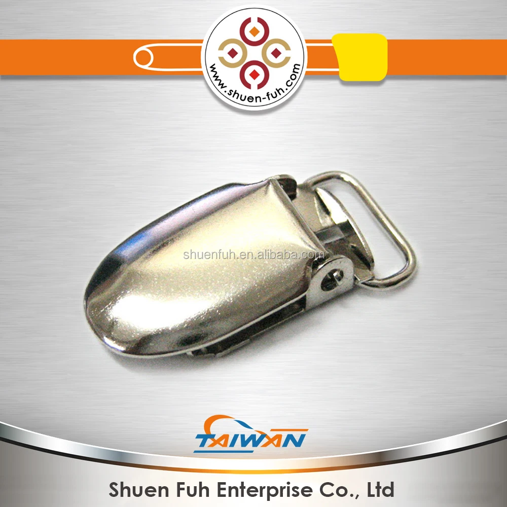 SG- Very popular cheap badge plastic clip & metal clip