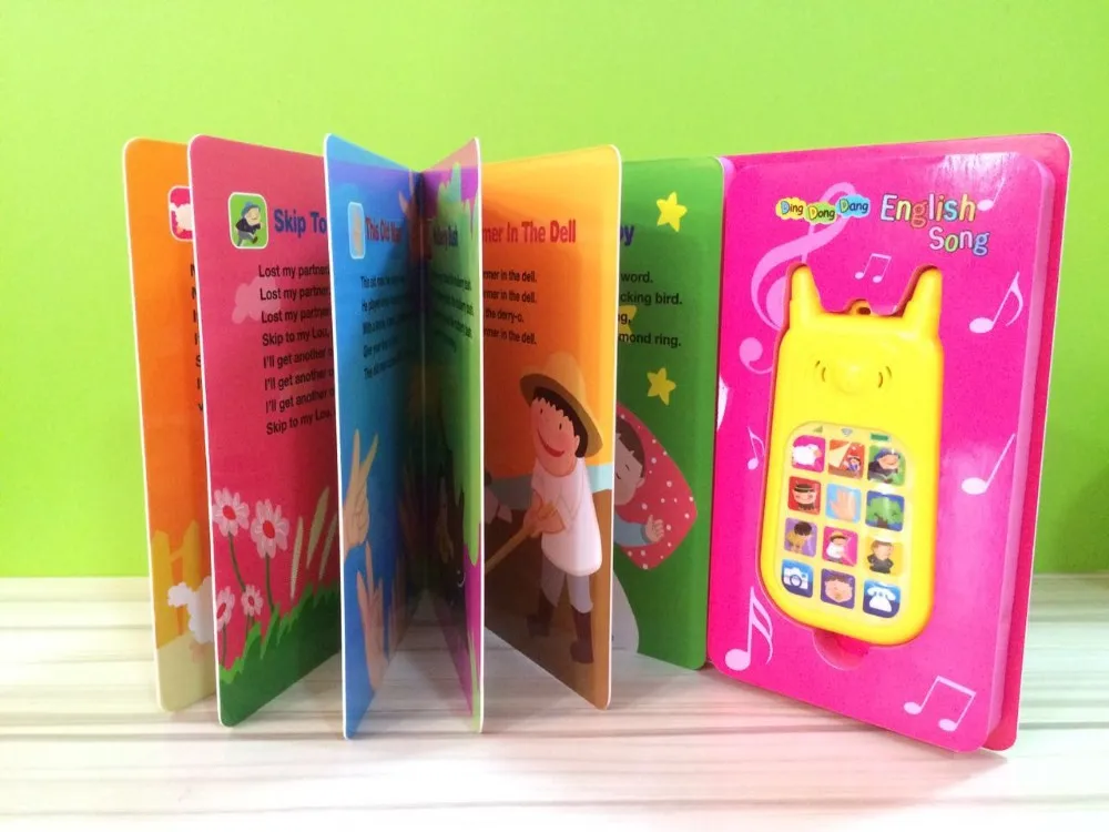 
Factory Nice Quality Children Sound Book with Button 