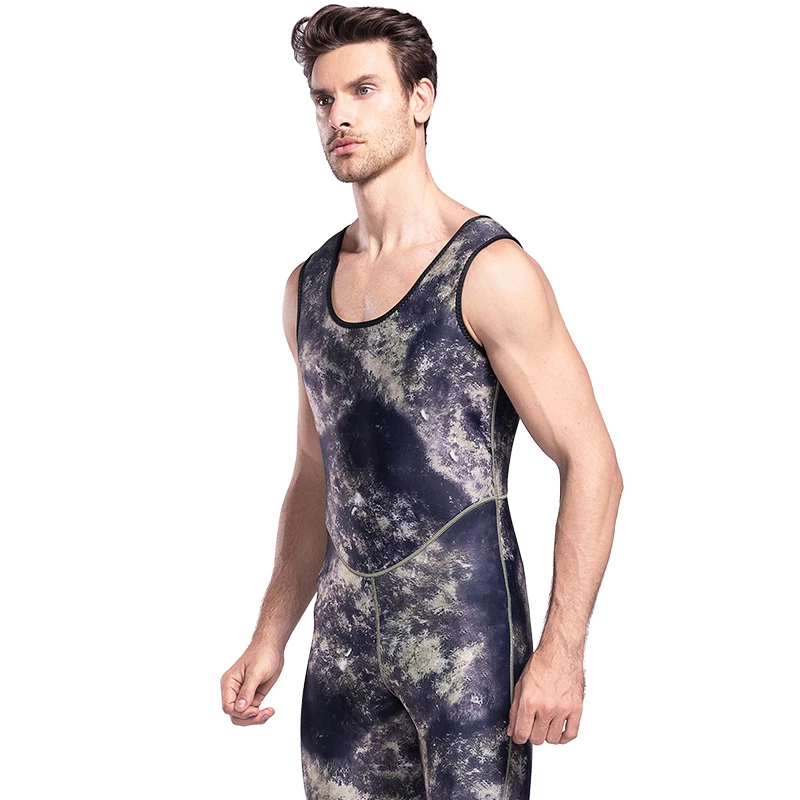 Wholesale custom made 3mm neoprene men fullbody lifurious surfing spearfishing wetsuits