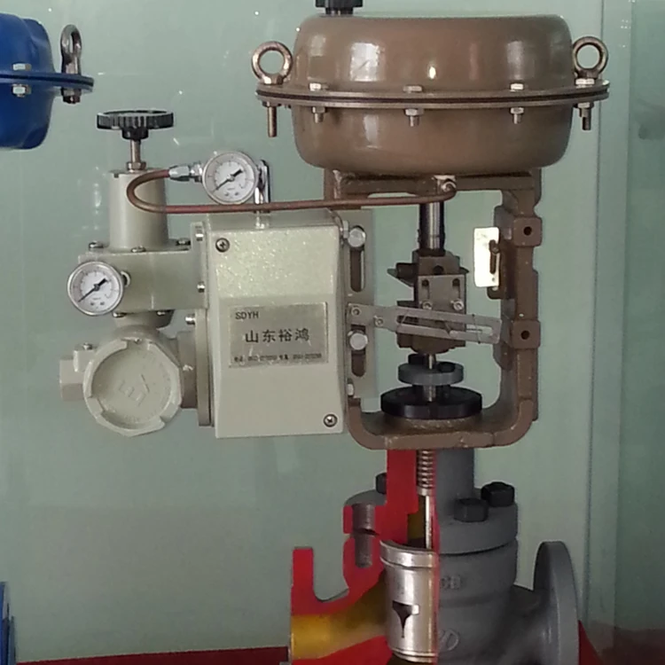 China made cheap price high quality pneumatic diaphragm steam control valve with solenoid valve