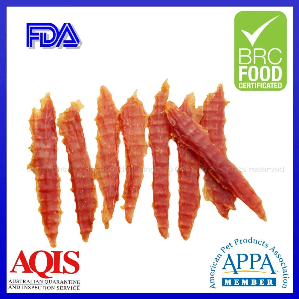 сухие утятиные грудки для собак