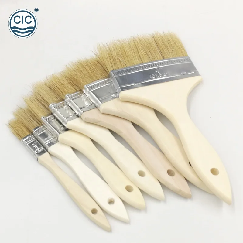 Durable Economic Bristle 2 Inch Chip wooden handle paint brush