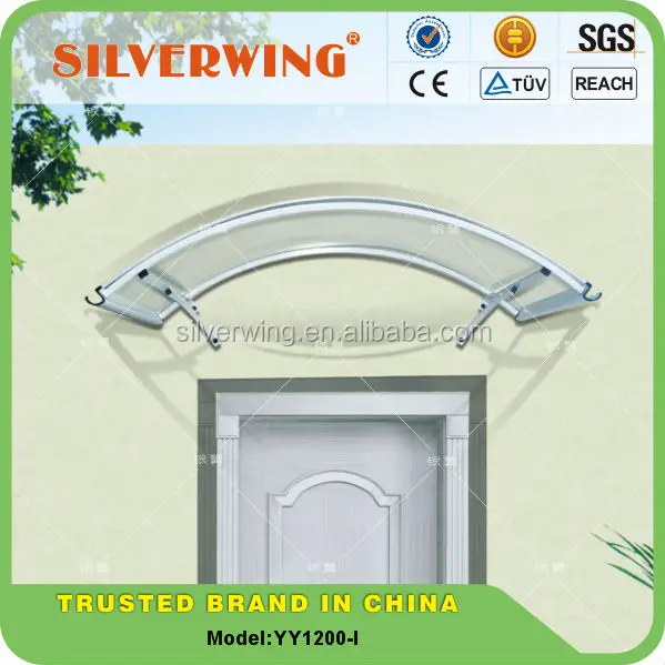 Factory price Euro-design outdoor polycarbonate canopy aluminium awning