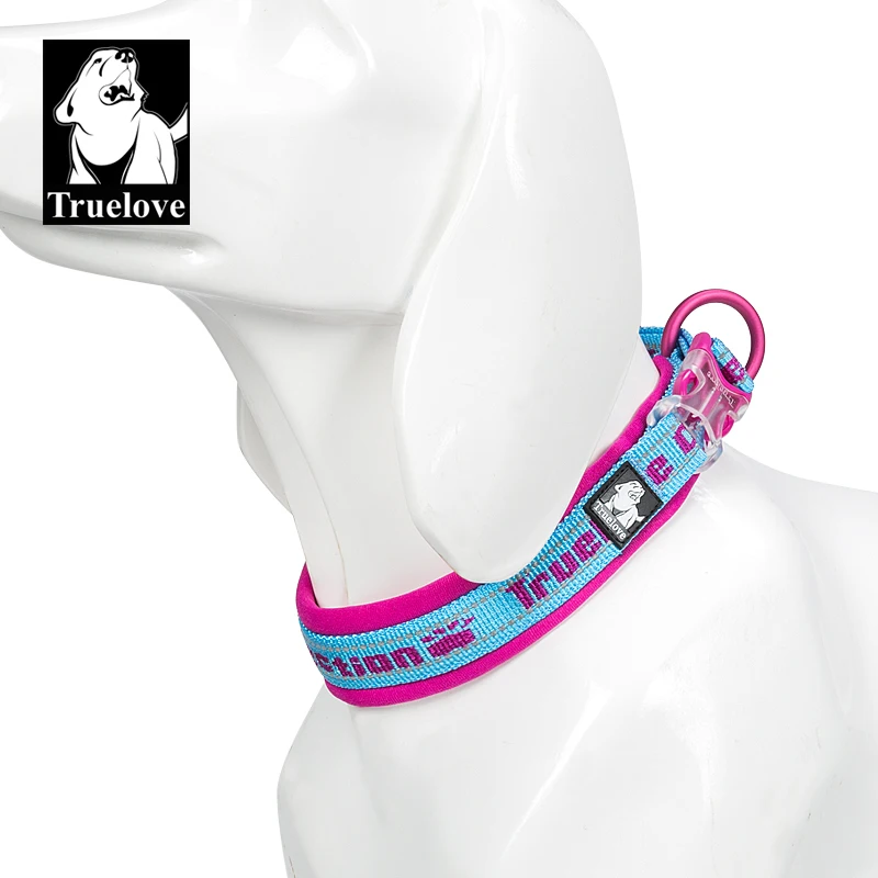 Nylon Reflective Soft Neoprene Wholesale Adjustable Dog Collar Pet Collars & Leashes for Dog All Seasons