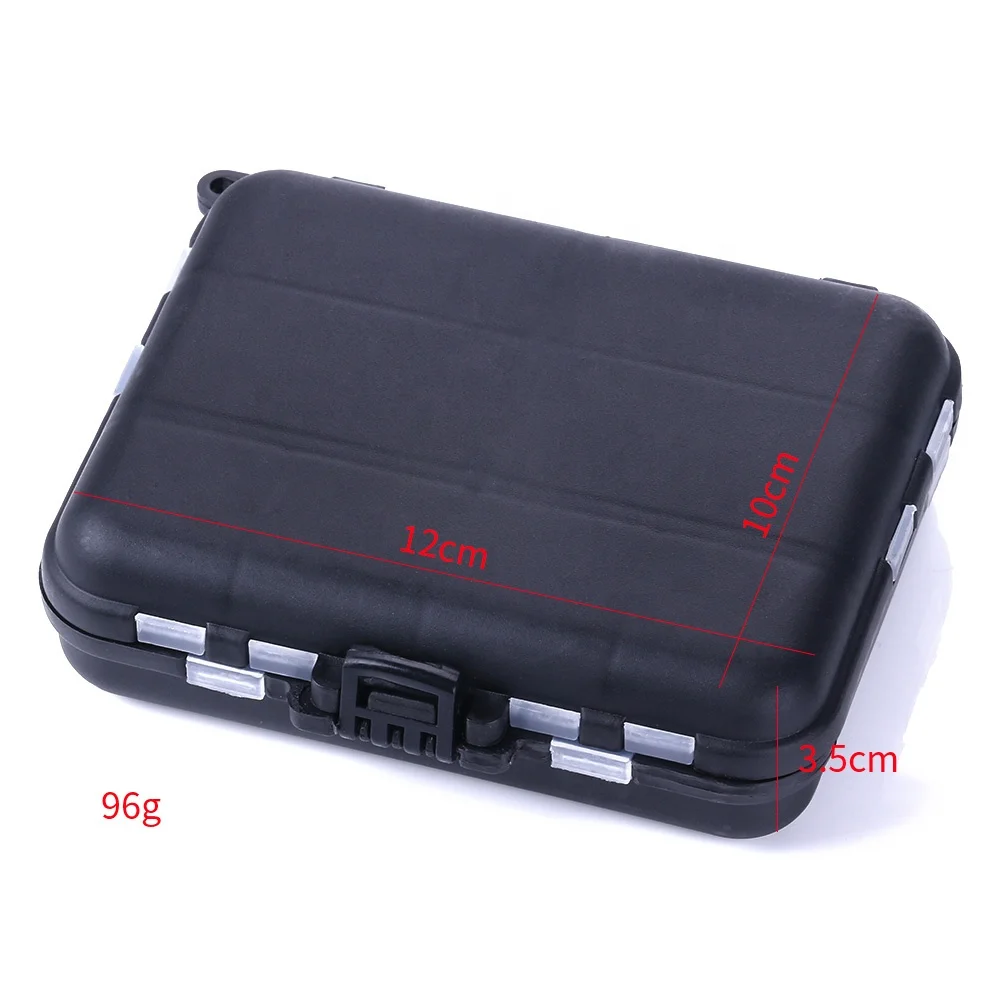 NEWUP 12*10*3.5 CM 12 compartment Multifunction fishing tackle lure box hook Toolbox Accessory box