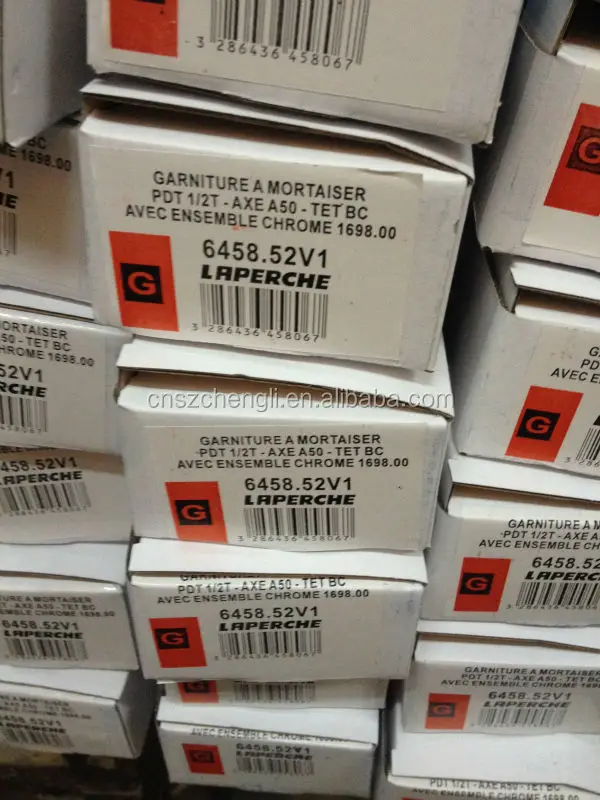 SECURITY LAPERCHE 6458 LOCK with wooden case