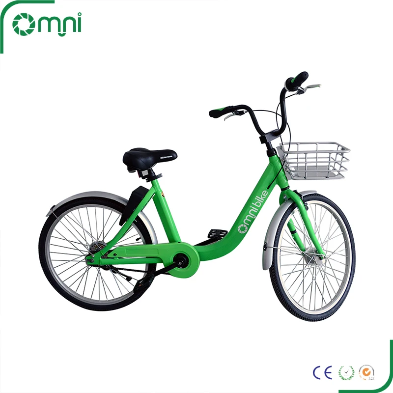 Omni QR code smart lock waterproof city bike lock with GPS tracking vibration alarm city share bicycle lock