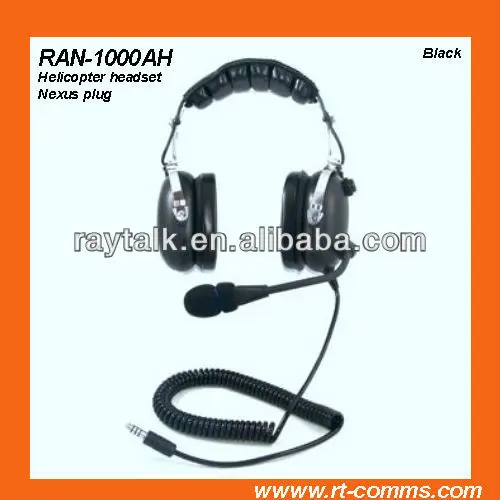 Гарнитура пилота RAN-1000AH шумоподавления наушники с микрофоном