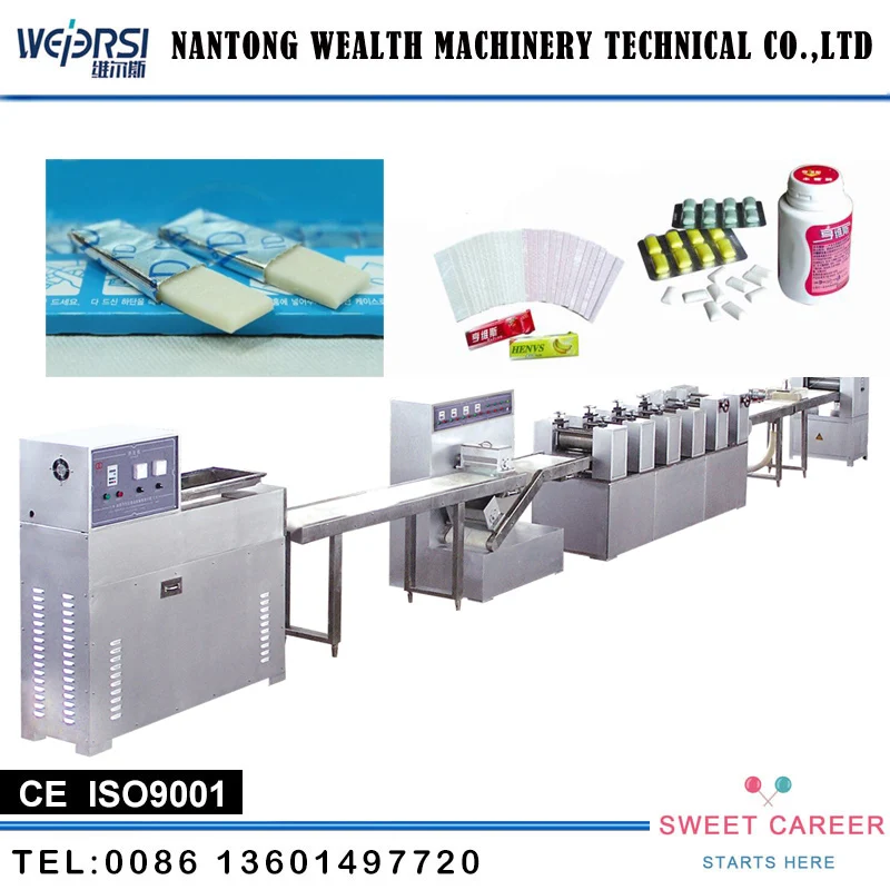 MT-300 high-quality xylitol chewing gum production line chewing gum manufacturing machine