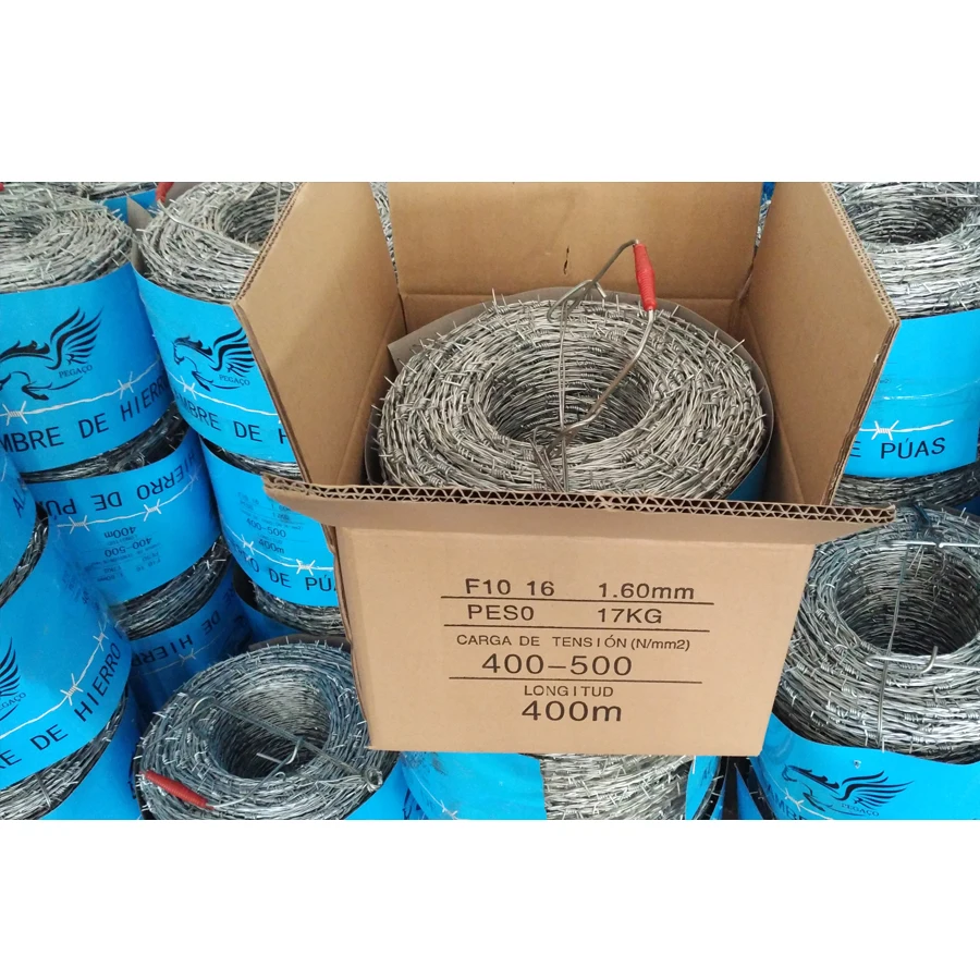 
Triple twist /Three strand hot dipped galvanized steel barbed wire 