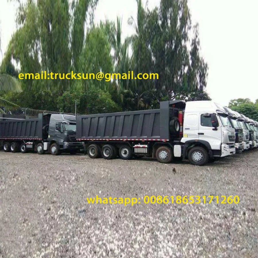 14 wheeler howo a7 dump truck 420hp 40cubic philippines