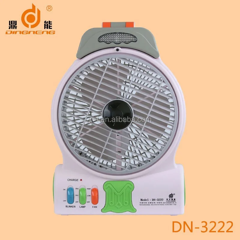 
shantou brand factory price led firefly rechargeable fan to Myanmar 