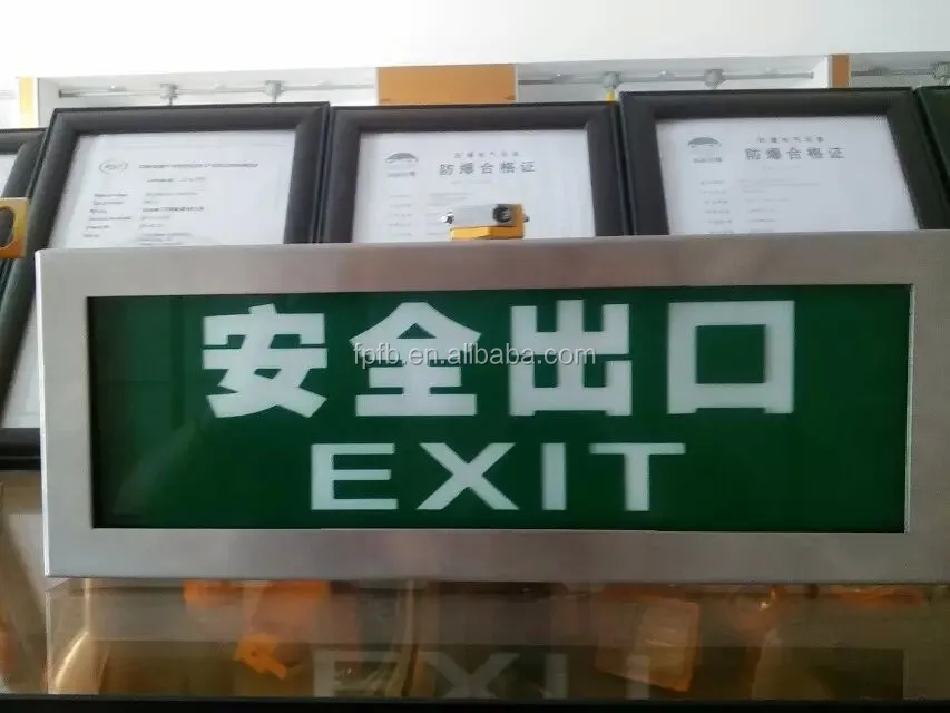Hot seller explosion proof LED exit emergenty light indicator lamp