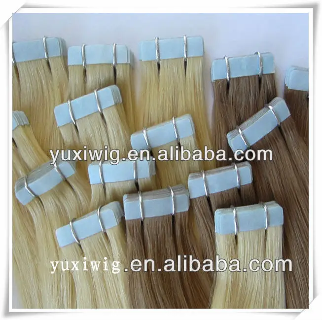 Best 100% virgin human hair German blue tape hair extensions