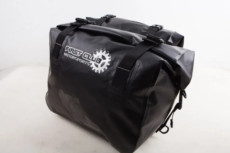 Custom heavy duty PVC tarpaulin durable roll top waterproof dry motorcycle bag