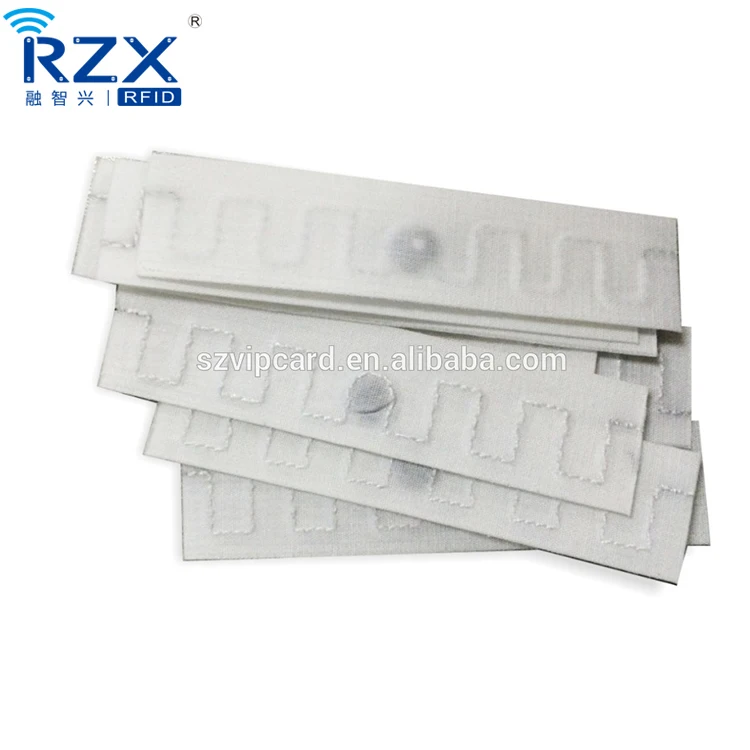 Моющиеся высокая термостойкость RFID метки uhf rfid ткань тег