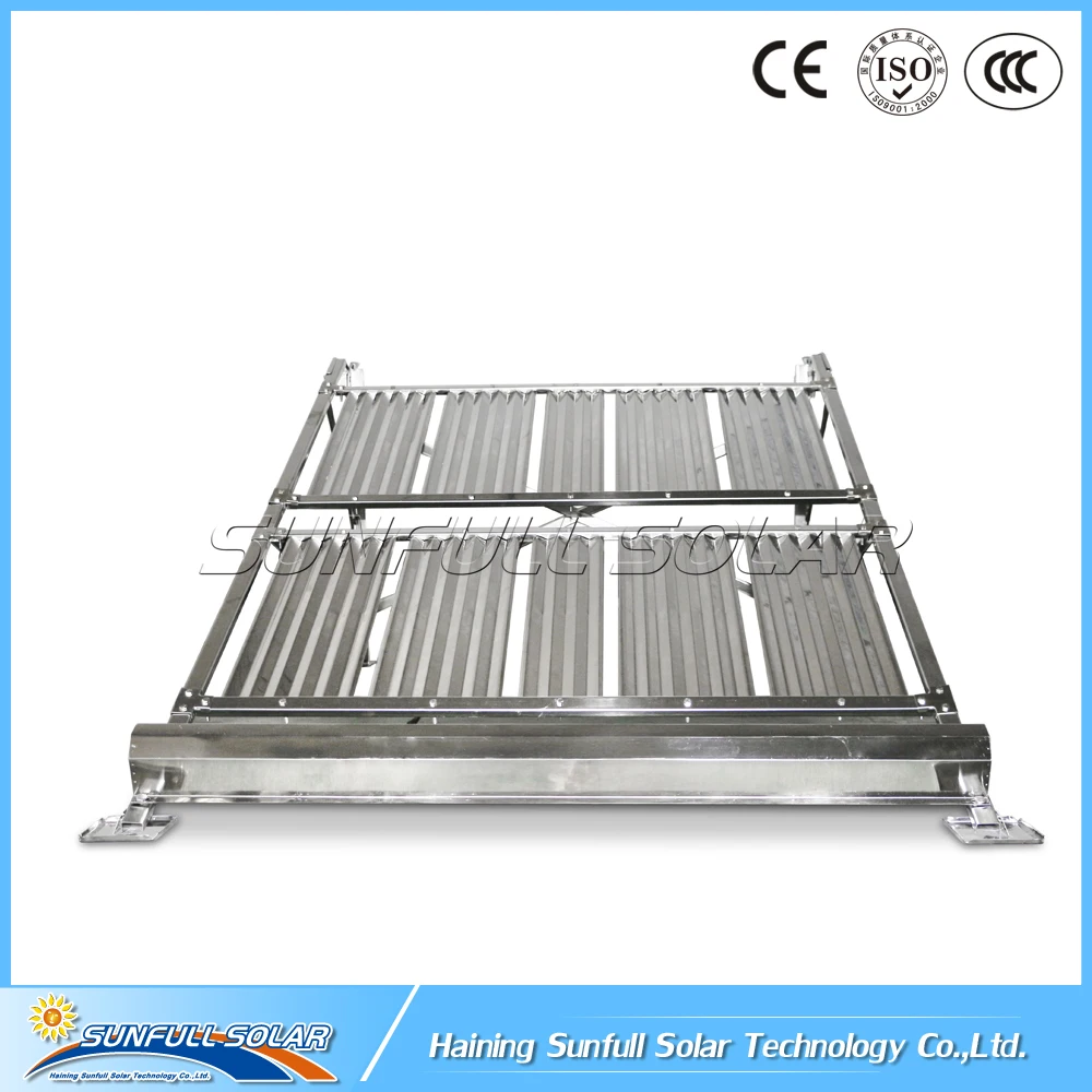 Stainless steel solar water heater with reflector by manufacturer Sunfull