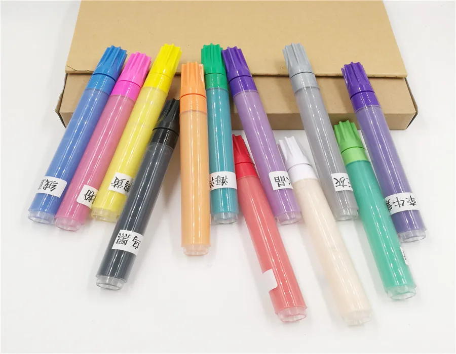 Water-Based Plastic Barrel Metallic Paint Markers
