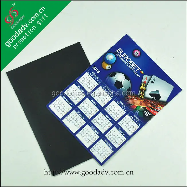 
Magnetic Refrigerator Calendar/Fridge Magnet calendars/Promotional magnetic calendar 